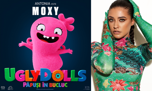 Antonia este Moxy în animaţia ,”UglyDolls: Păpuşi în bucluc”
